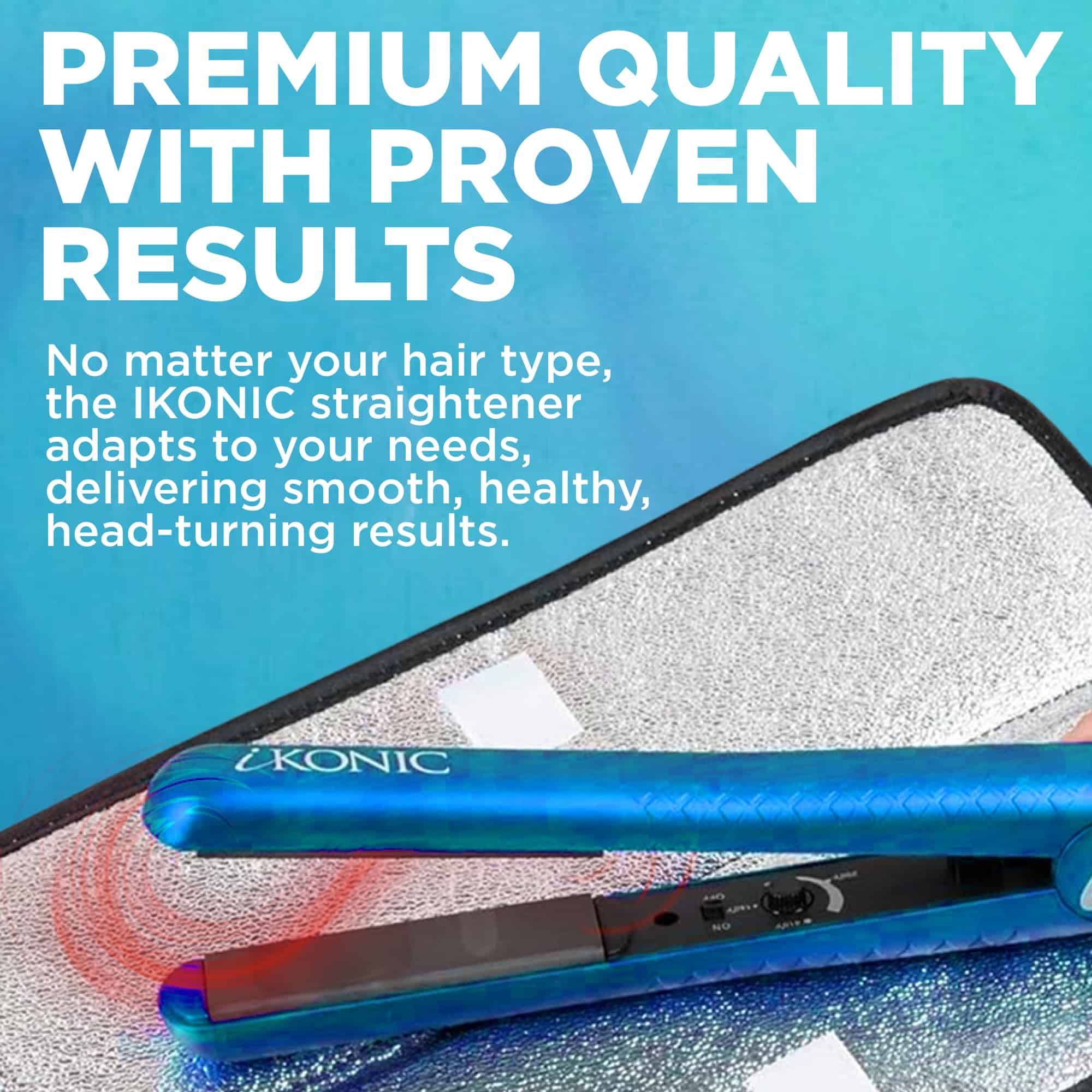 Plancha para el cabello IKONIC de 1.25 pulgadas con placas - Imagen 4