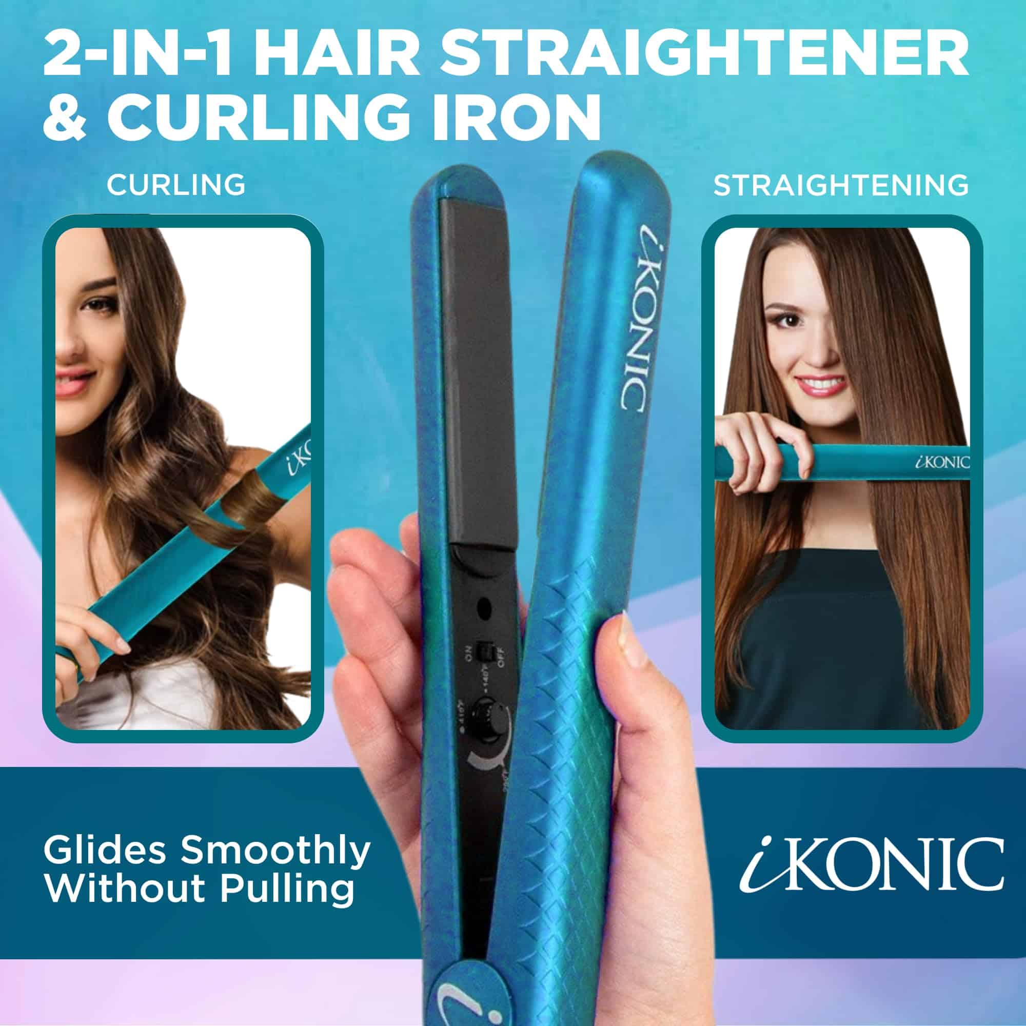 Plancha para el cabello IKONIC de 1.25 pulgadas con placas - Imagen 5
