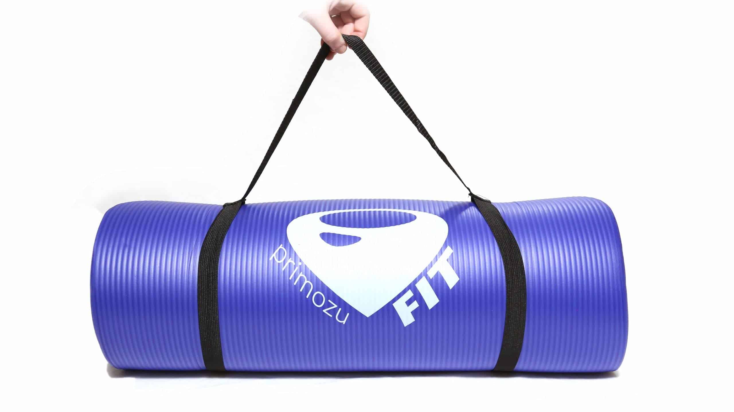 Tapete de Yoga Ultragrueso Primozu FIT (AZUL, 5/8") - Imagen 4