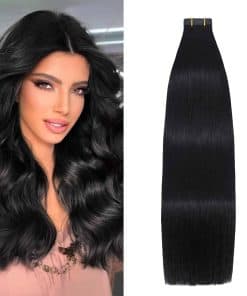 Extensiones de Cabello Adhesivas en Cinta Jet Black 20