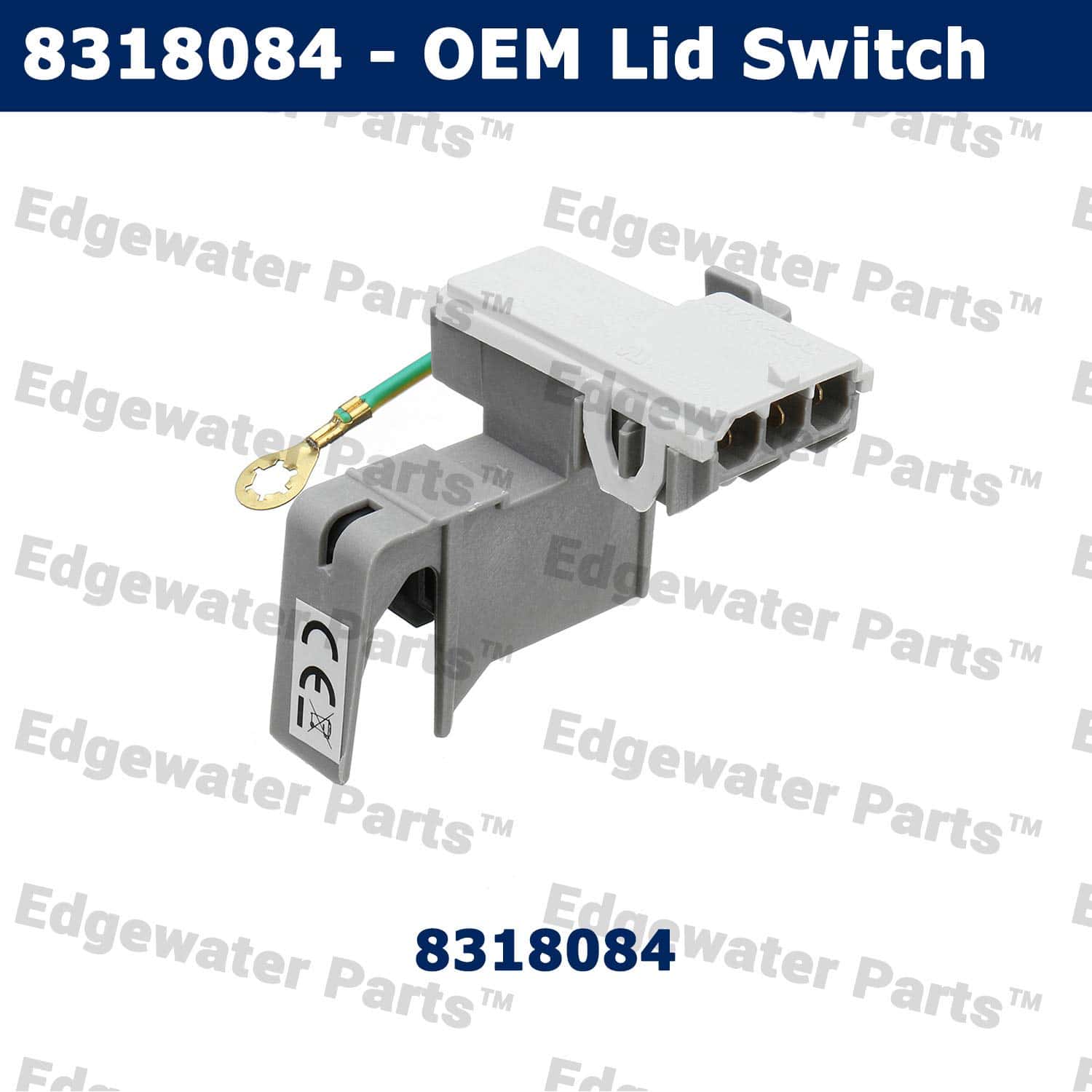Interruptor de Tapa para Lavadora Edgewater Parts 8318084, - Imagen 3