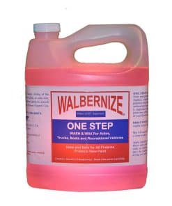 Walbernize One Step Wash and Wax Concentrate - 1/2 Galón