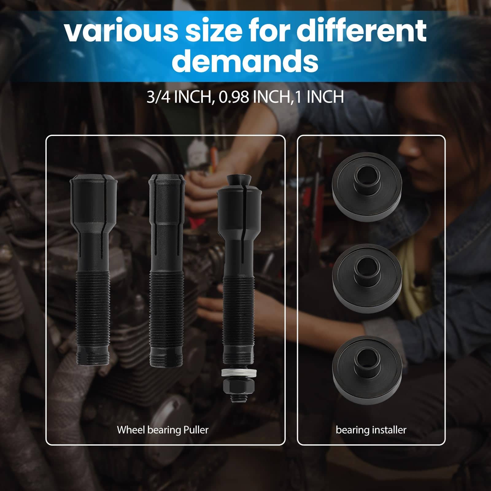 Herramienta de Extracción e Instalación de Rodamientos de - Imagen 6