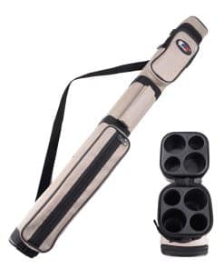 Estuche rígido de lujo para palos de billar -Gris oscuro