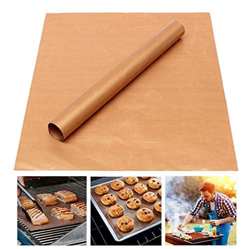 Set de 10 Tapetes para Parrilla y Horneado, Color Cobre,