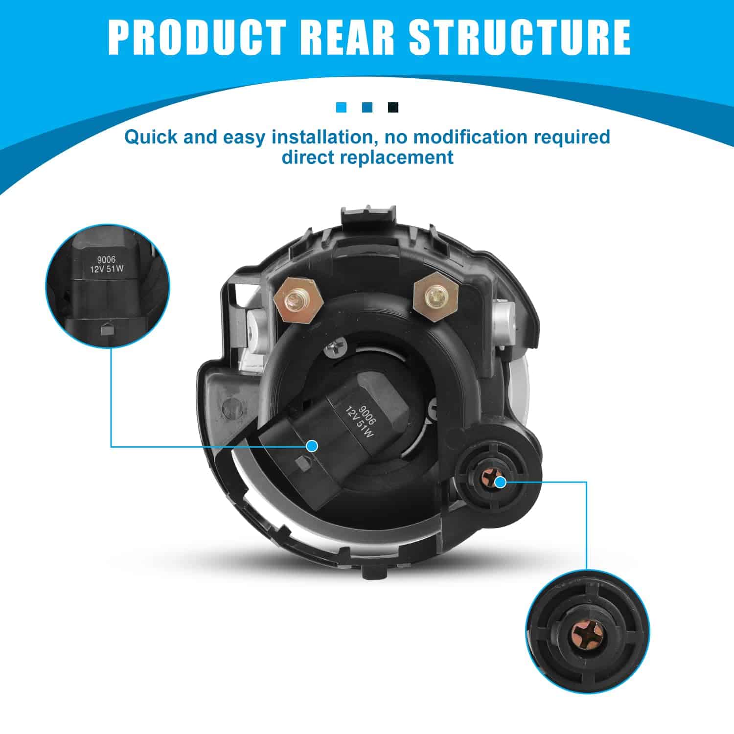 CPW Faros de Niebla de Repuesto para Subaru [2009 2010 2011 - Imagen 5