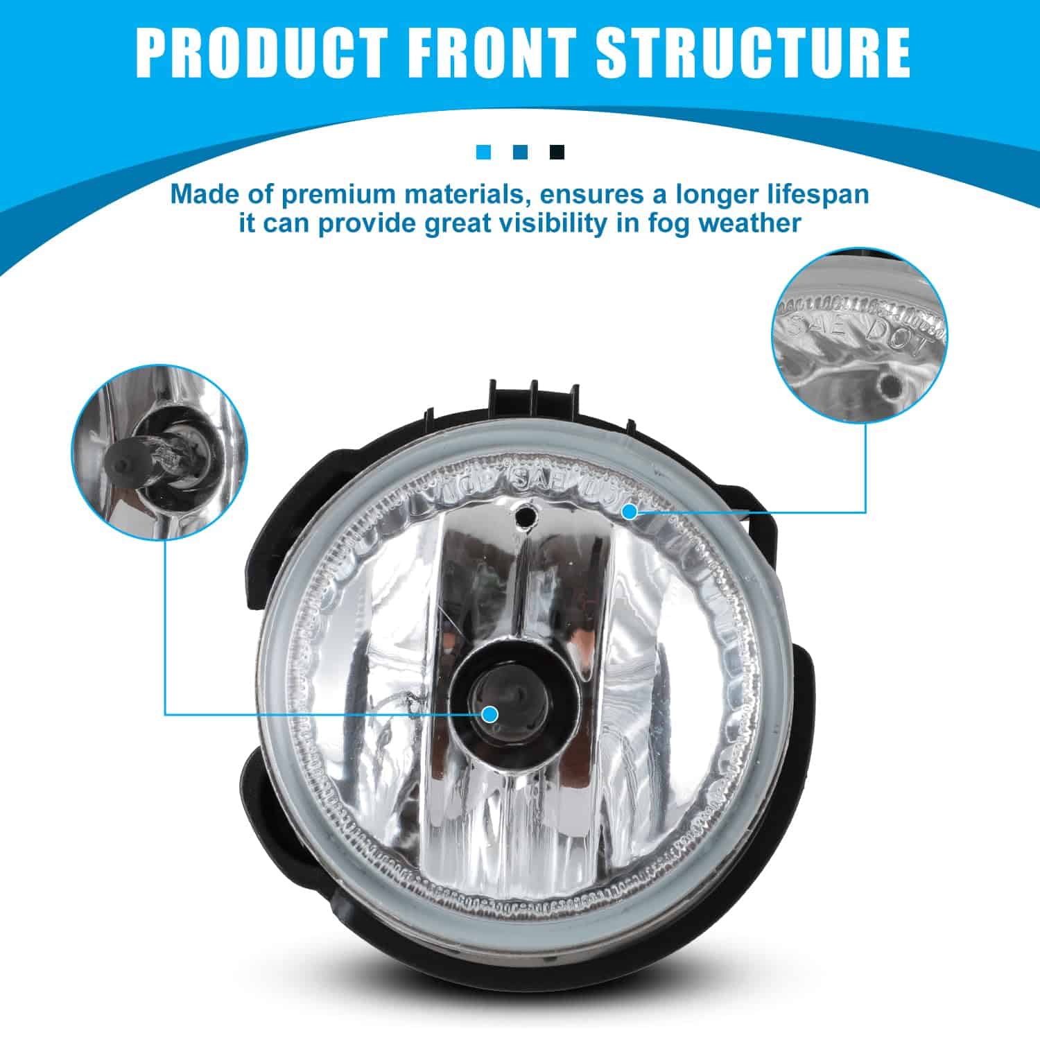 CPW Faros de Niebla de Repuesto para Subaru [2009 2010 2011 - Imagen 4