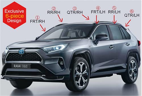 AUTOCLOVER Tapetes de Lluvia para Ventanas en Canal del 6 - Imagen 4