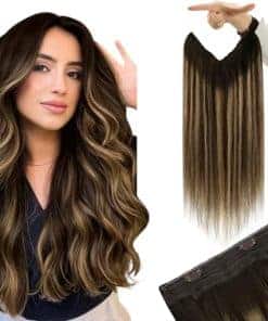 Extensiones de Cabello Invisible YoungSee de Alambre