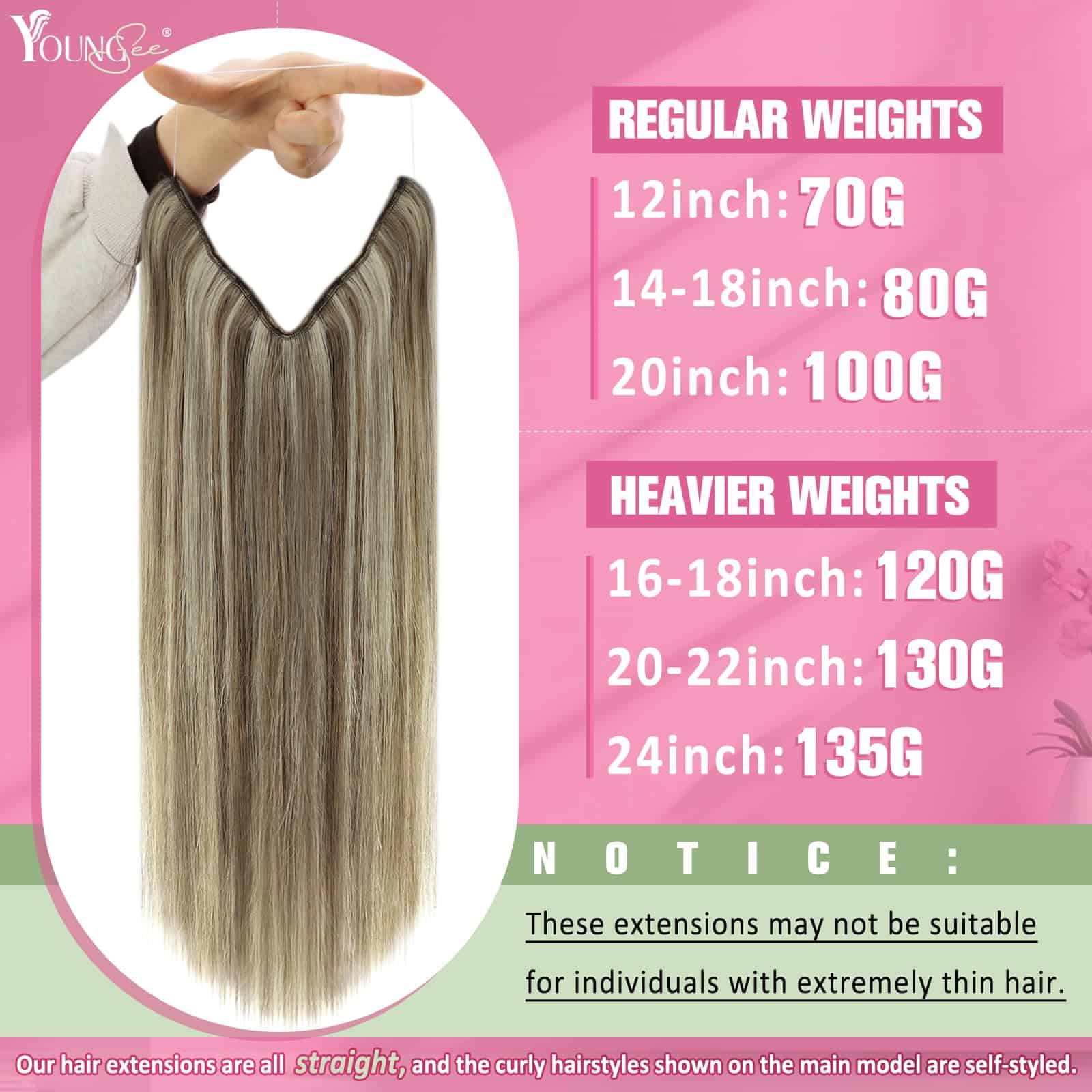 Extensiones de Cabello de Alambre YoungSee Destacado - Imagen 3