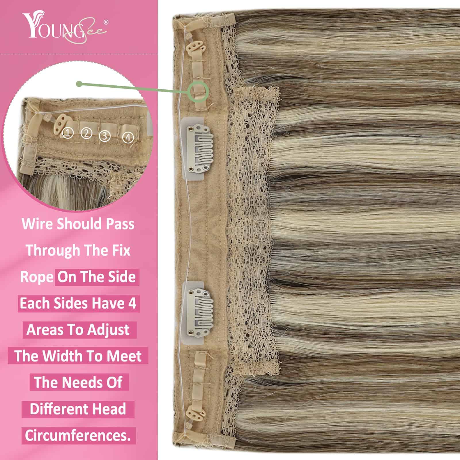 Extensiones de Cabello de Alambre YoungSee Destacado - Imagen 5