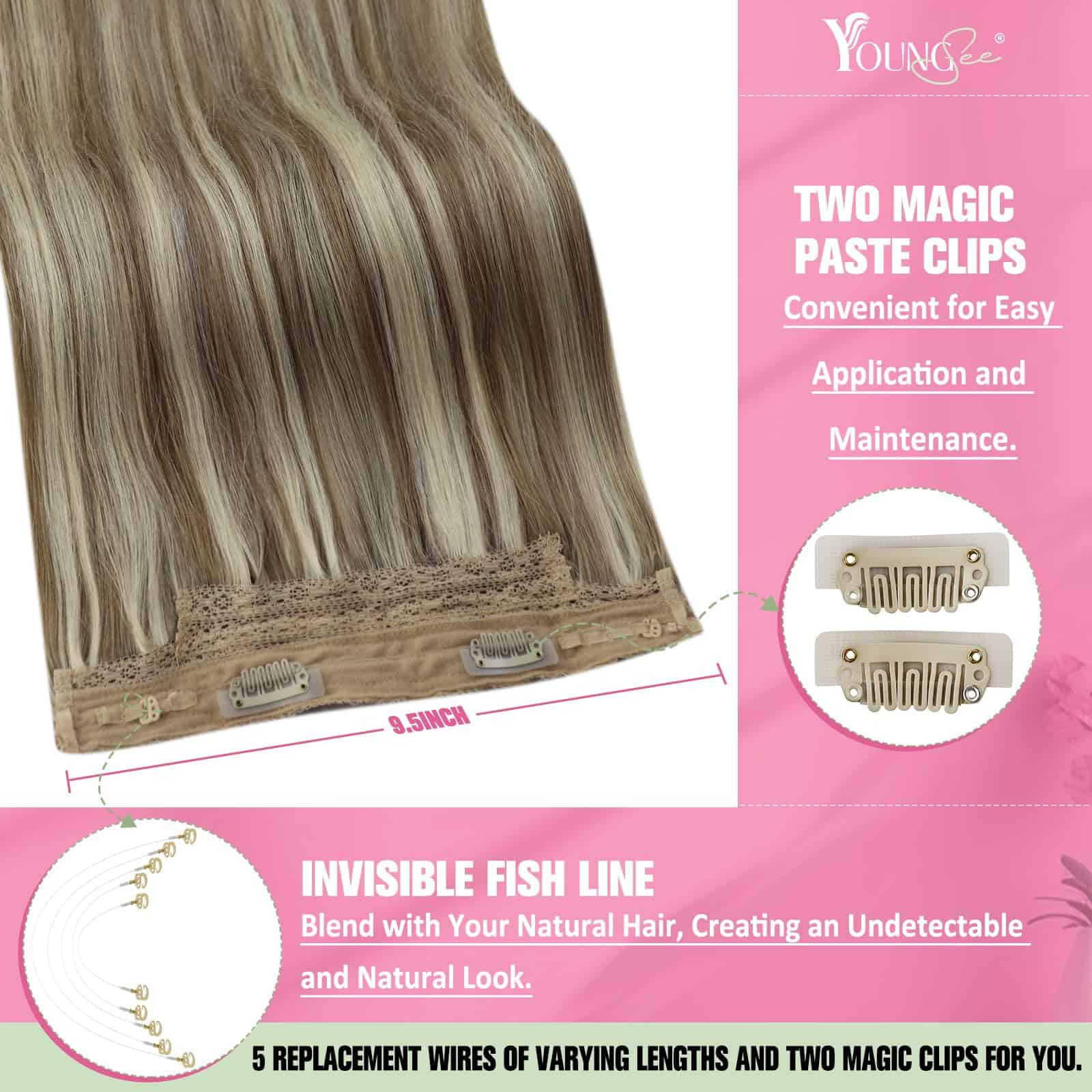 Extensiones de Cabello de Alambre YoungSee Destacado - Imagen 4