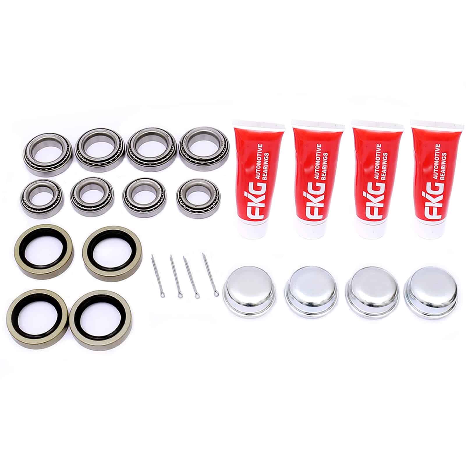 Kit de Rodamientos para Remolque FKG para Ejes Cónicos de