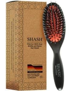 Cepillo de Cerdas de Jabalí de Nylon Hecho a Mano en