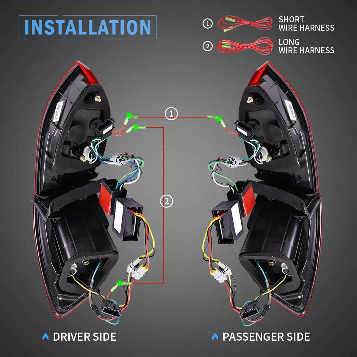 Luces traseras LED VLAND compatibles con Je-tta 2011-2014 - Imagen 9