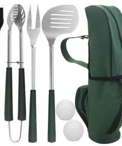 Juego de herramientas para asar estilo palos de golf POLIGO