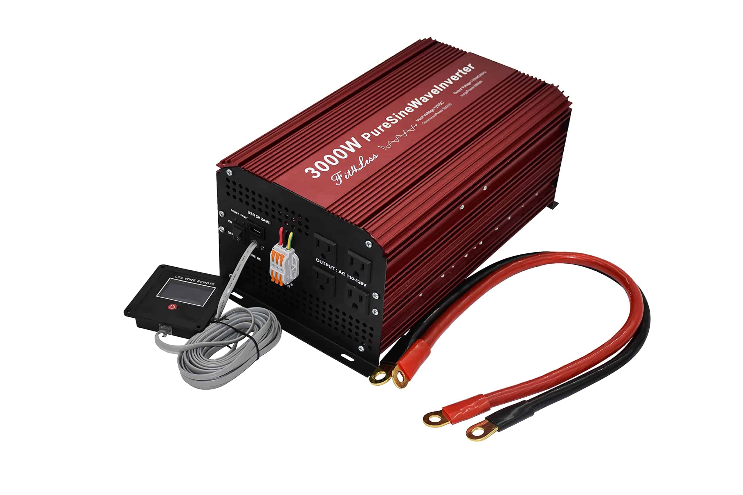 Inversor de Corriente de Onda Sinusoidal Pura DC12V a - Imagen 7