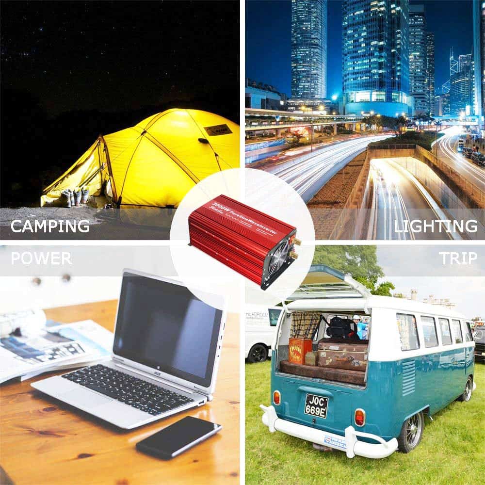 Inversor de Corriente de Onda Sinusoidal Pura DC12V a - Imagen 8