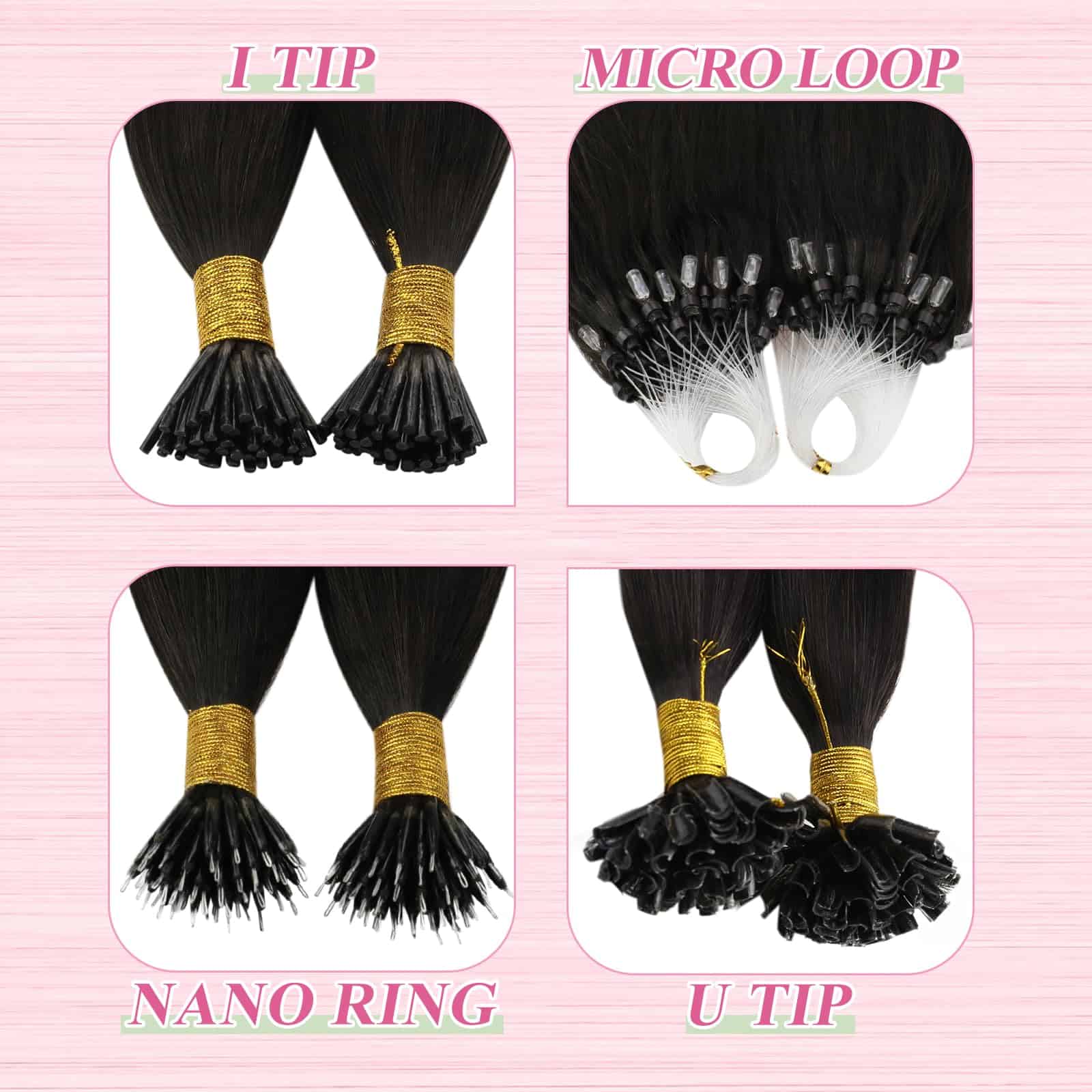 Extensiones de Cabello U Tip YoungSee Balayage Marrón - Imagen 7