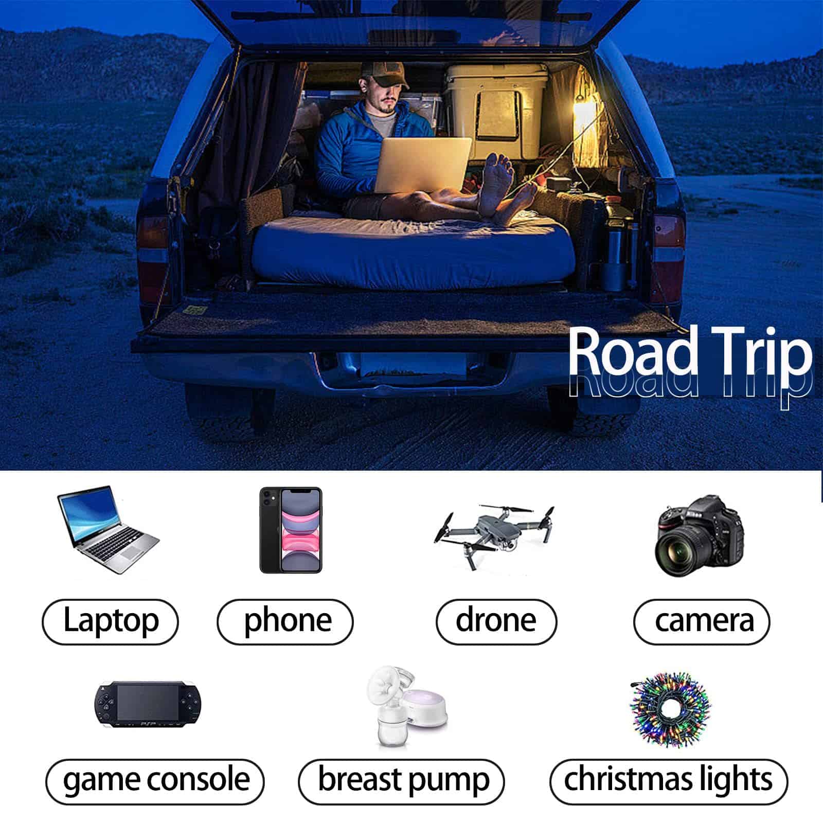 Inversor de corriente YSOLX 500W DC 12V a AC 110V con 2 - Imagen 6