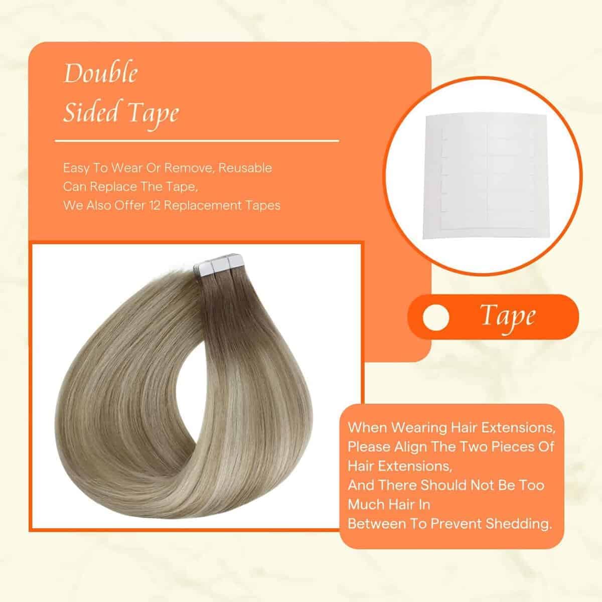 Extensiones de Cabello con Cinta Full Shine de Cabello - Imagen 5