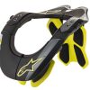 Alpinestars Bns Tech-2 para Hombre, Negro Amarillo Fluo,