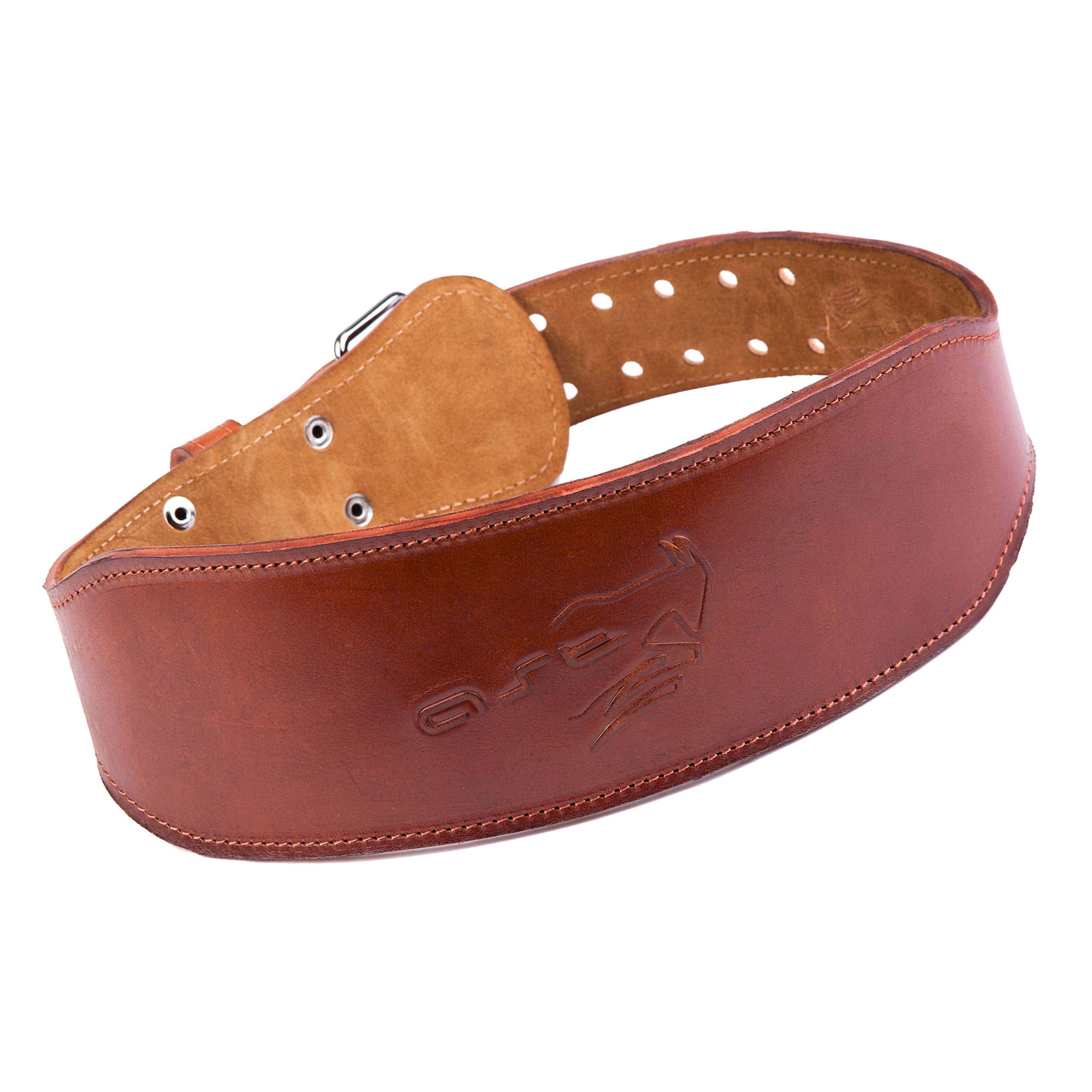 CINTURÓN DE GIMNASIO DE CUERO CABRAS AST C-625 (Mediano)