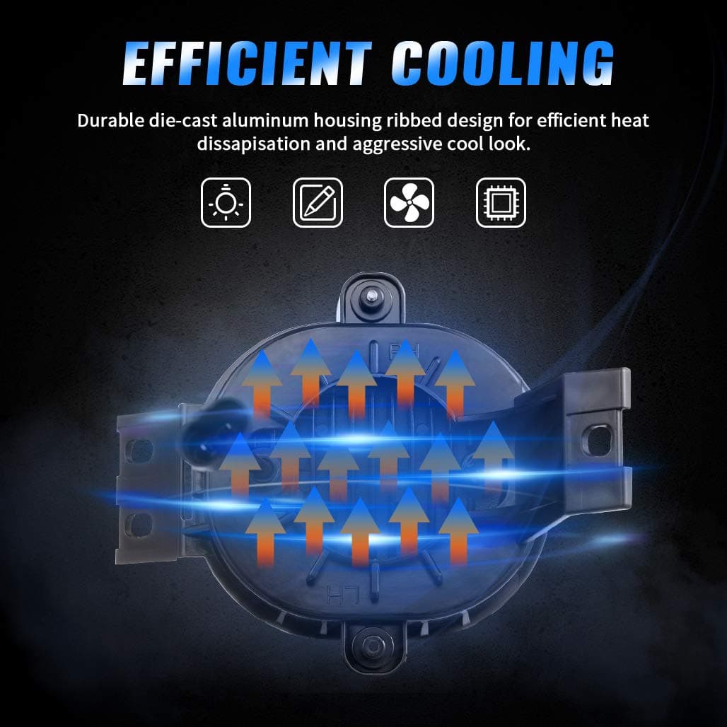 2pcs Luces LED de Niebla 63W Z-OFFROAD Reemplazo para - Imagen 5