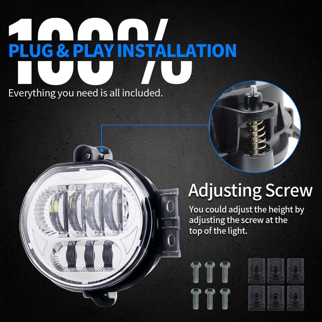 2pcs Luces LED de Niebla 63W Z-OFFROAD Reemplazo para - Imagen 6