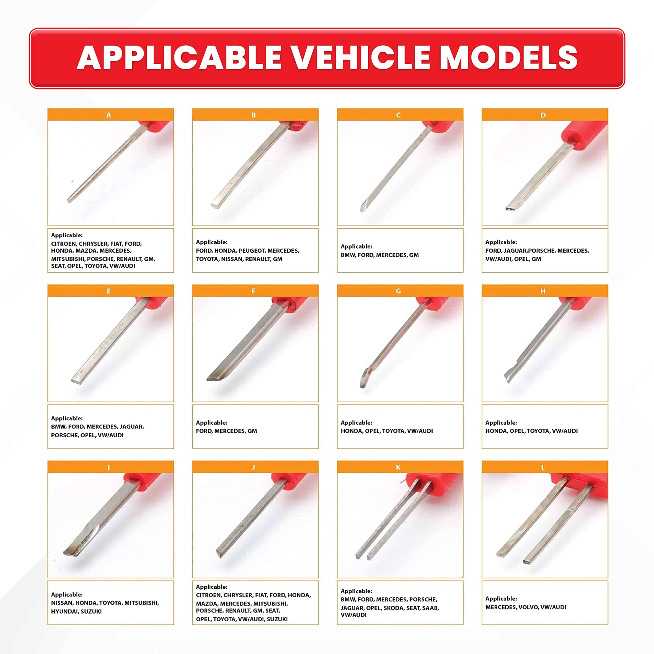 Kit de extracción de terminales universal AFA Tooling (25 - Imagen 4