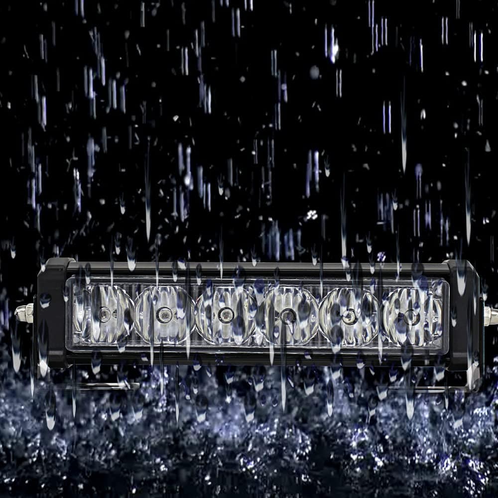 Barra de Luces de Emergencia LED STDYSUN 2 Piezas Rojo Azul - Imagen 5