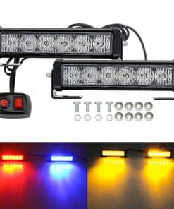STDYSUN Barra de Luces Estroboscópicas de Emergencia LED 2