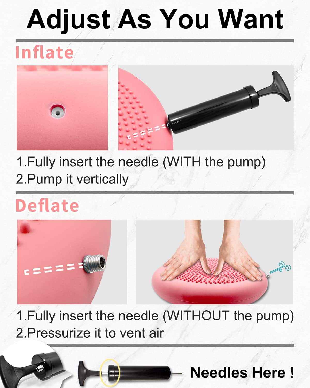 Cojín de equilibrio Tumaz - Asiento inestable para mejorar - Imagen 4