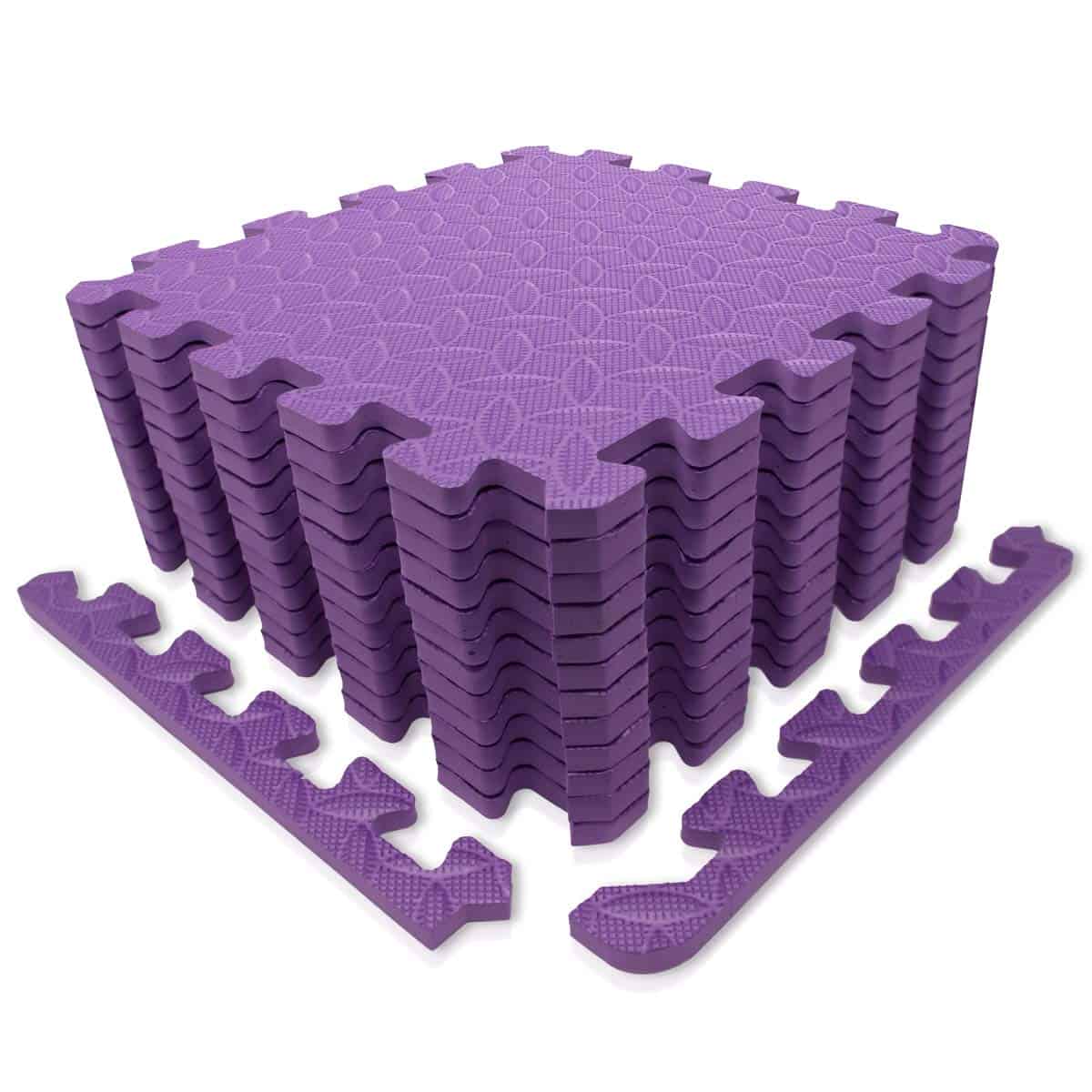 Tapete de Ejercicio/Protectores de Piso -Morado