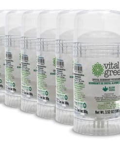 Desodorante de Alumbre de Potasio Crystal Vital Green con
