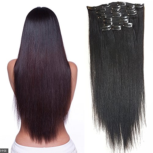 Extensiones de Cabello Hannah Queen Brazilian Clip In #1B