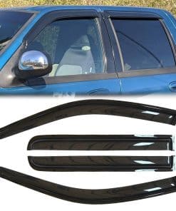 Deebior 4pcs Original Deflectores de viento -Humo Oscuro