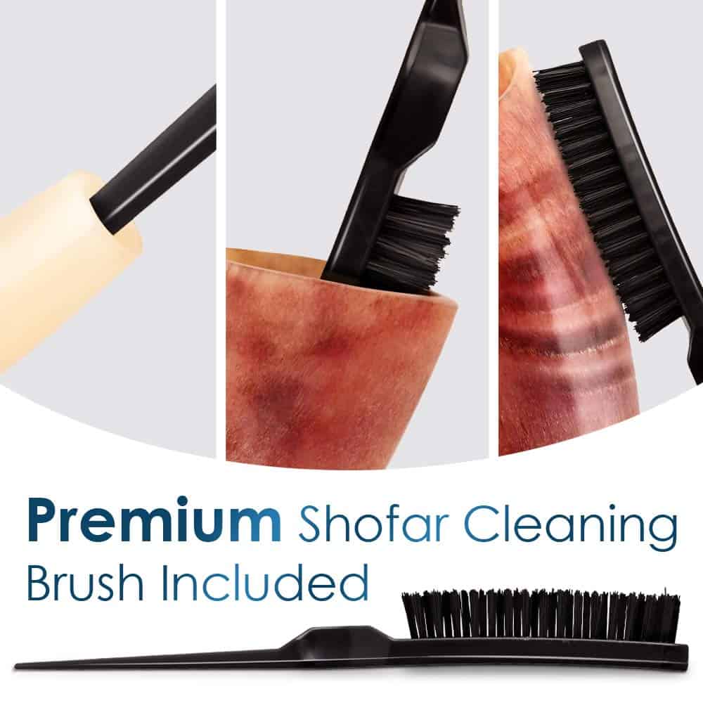 Set de Soporte para Shofar HalleluYAH - con Cepillo de - Imagen 4