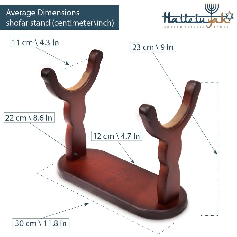 Set de Soporte para Shofar HalleluYAH - con Cepillo de - Imagen 6