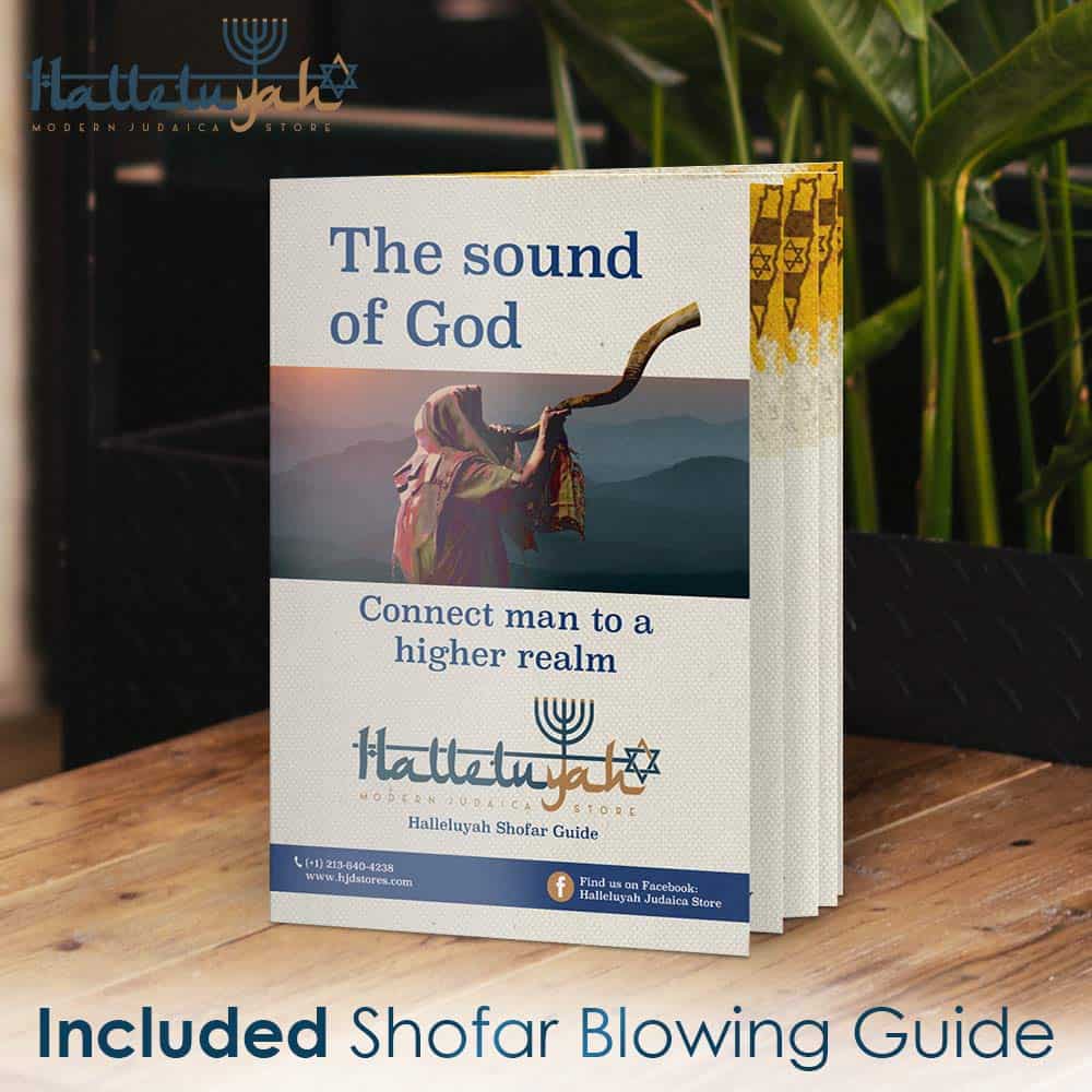 Set de Soporte para Shofar HalleluYAH - con Cepillo de - Imagen 5