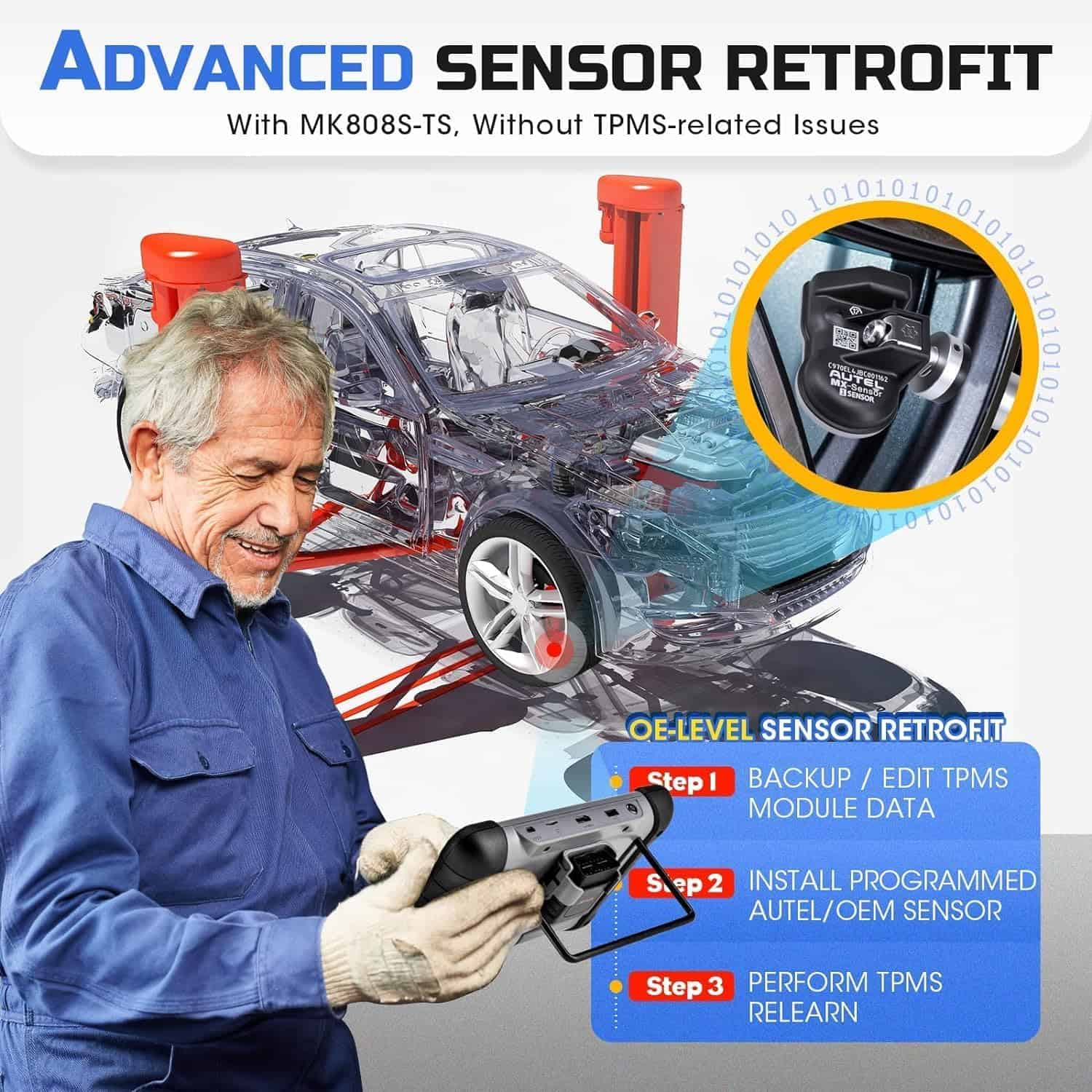 Autel MaxiCOM MK808S-TS Escáner OBD2: 2025 Actualizado de - Imagen 8