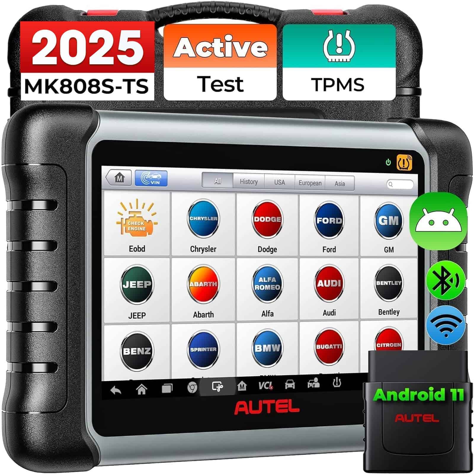Autel MaxiCOM MK808S-TS Escáner OBD2: 2025 Actualizado de