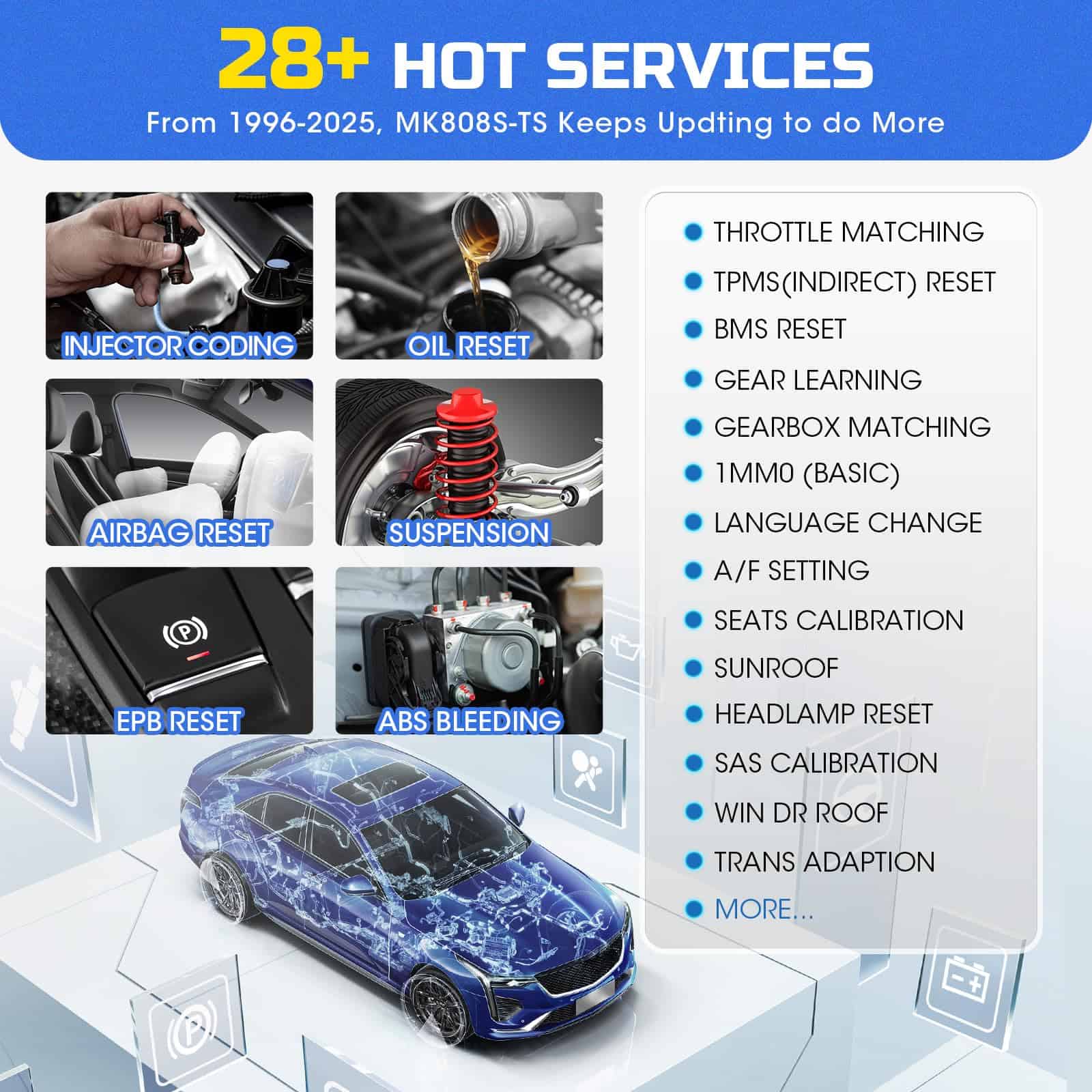 Autel MaxiCOM MK808S-TS Escáner OBD2: 2025 Actualizado de - Imagen 6