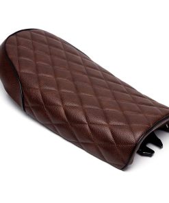 Asiento de Estilo Retro Diamond Flat Brat para Motocicleta
