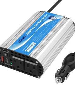 Inversor de Corriente de Coche GIANDEL 300 Vatios de Onda