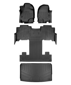 Juego de tapetes y protector de carga detrás de la tercera