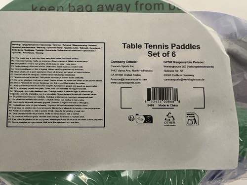 Paleta de Tenis de Mesa Cannon Sports - Irrompible y - Imagen 10