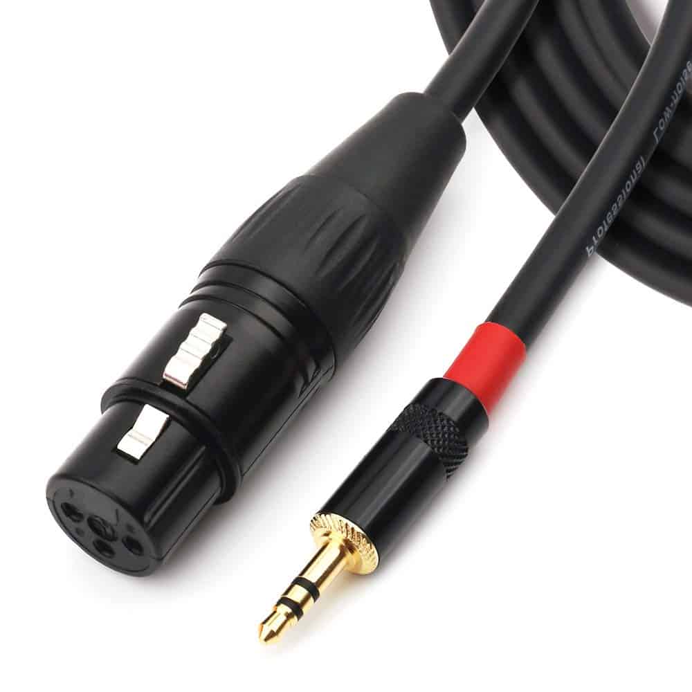 Cable de Micrófono de Audio Interconector XLR Hembra a
