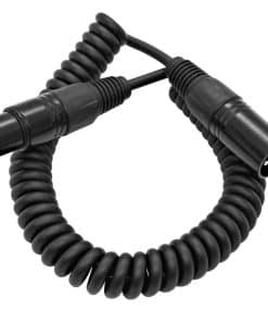Seismic Audio - SACX-1Negro - Cable de Micrófono XLR Negro