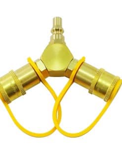 MENSI 250 Tipo Estándar Y-Splitter 1/4" Adaptador de